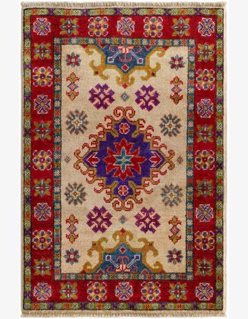 2' 1 x 3' 1 Hand Knotted Kazak Rug