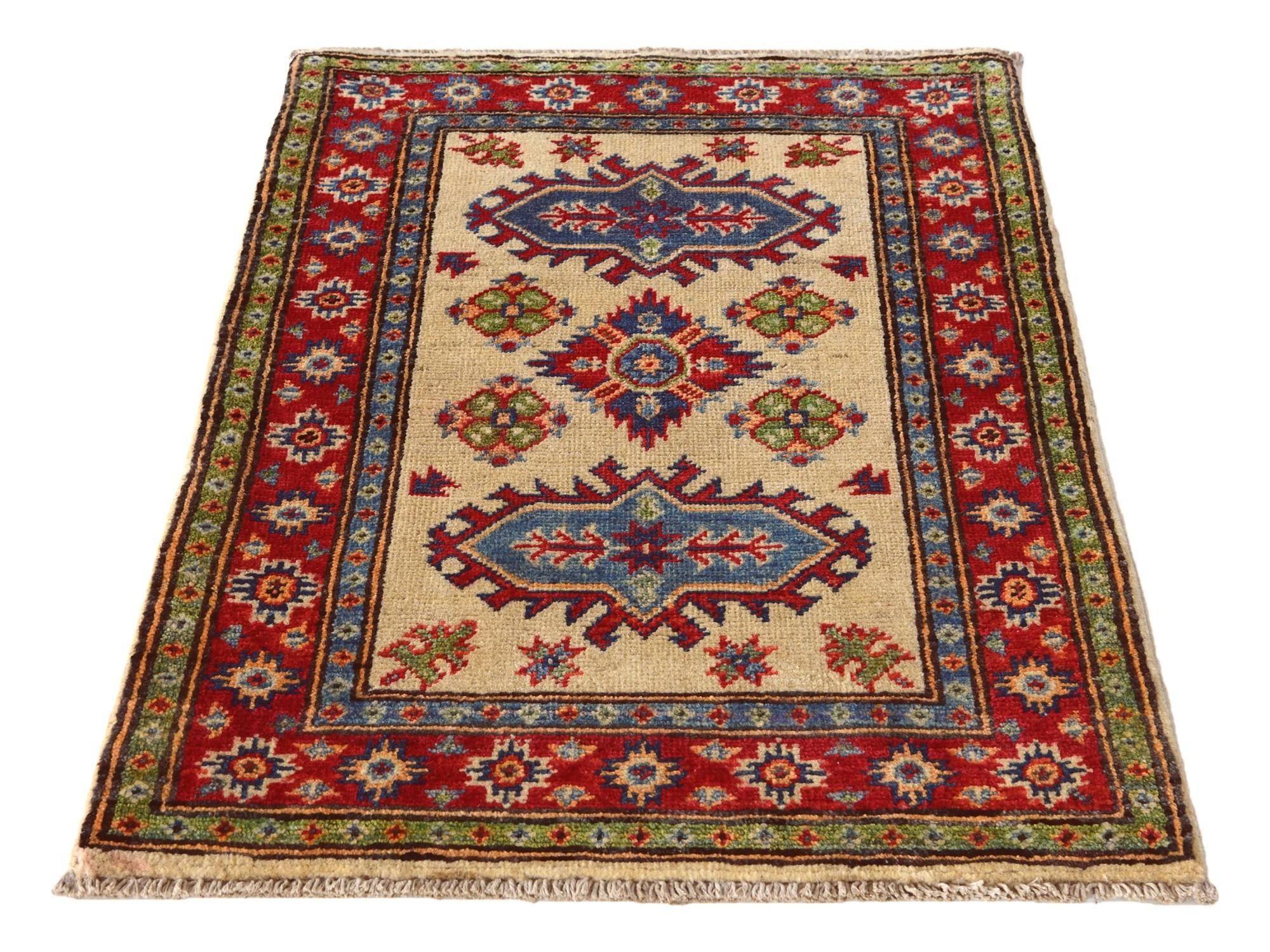 2' 1 x 3' 1 Hand Knotted Kazak Rug