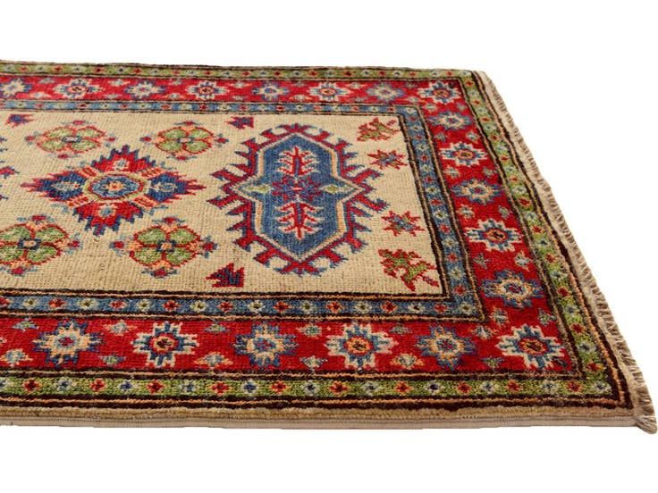 Detail image of 2' 1 x 3' 1 Hand Knotted Kazak Rug