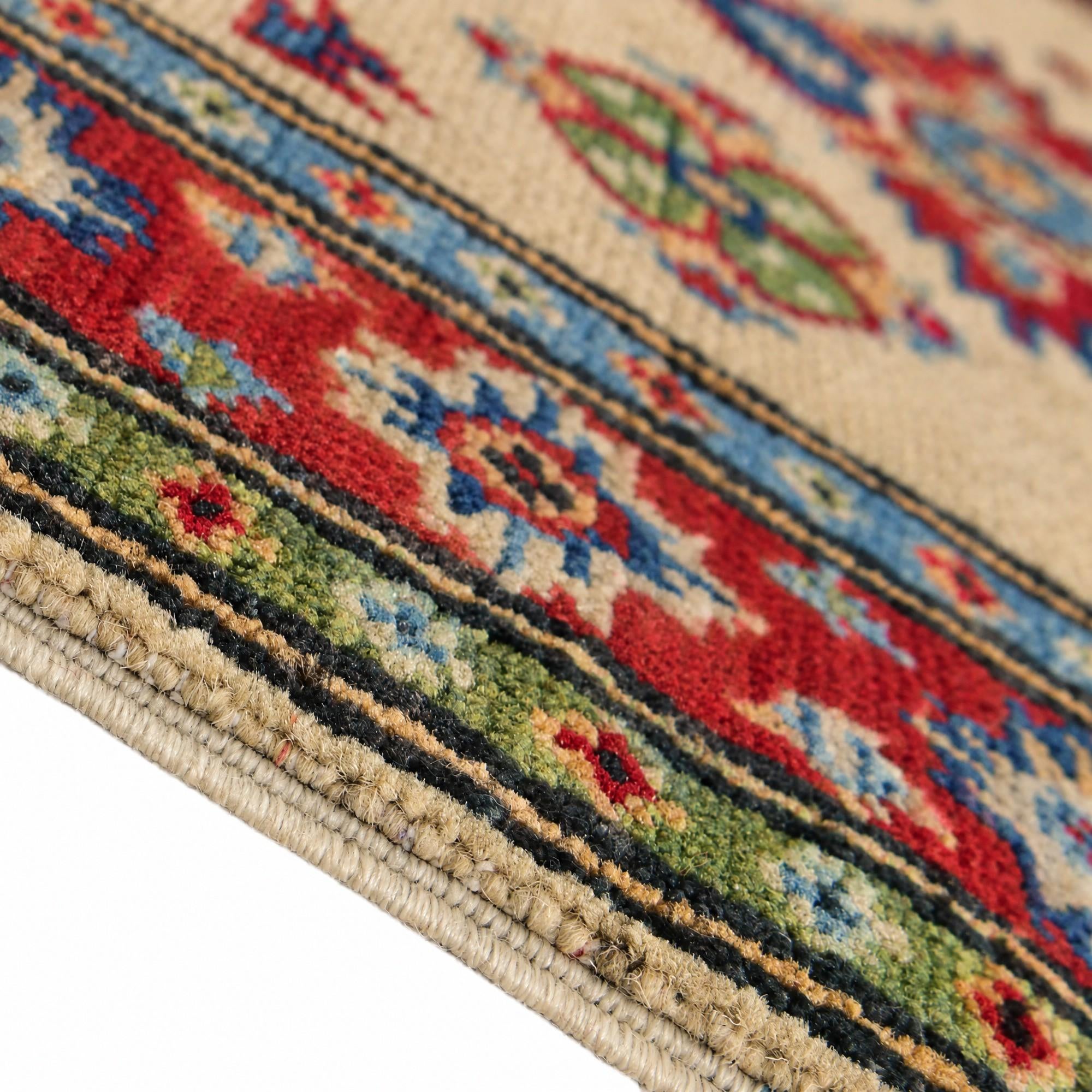 65cm x 95cm Hand Knotted Kazak Rug