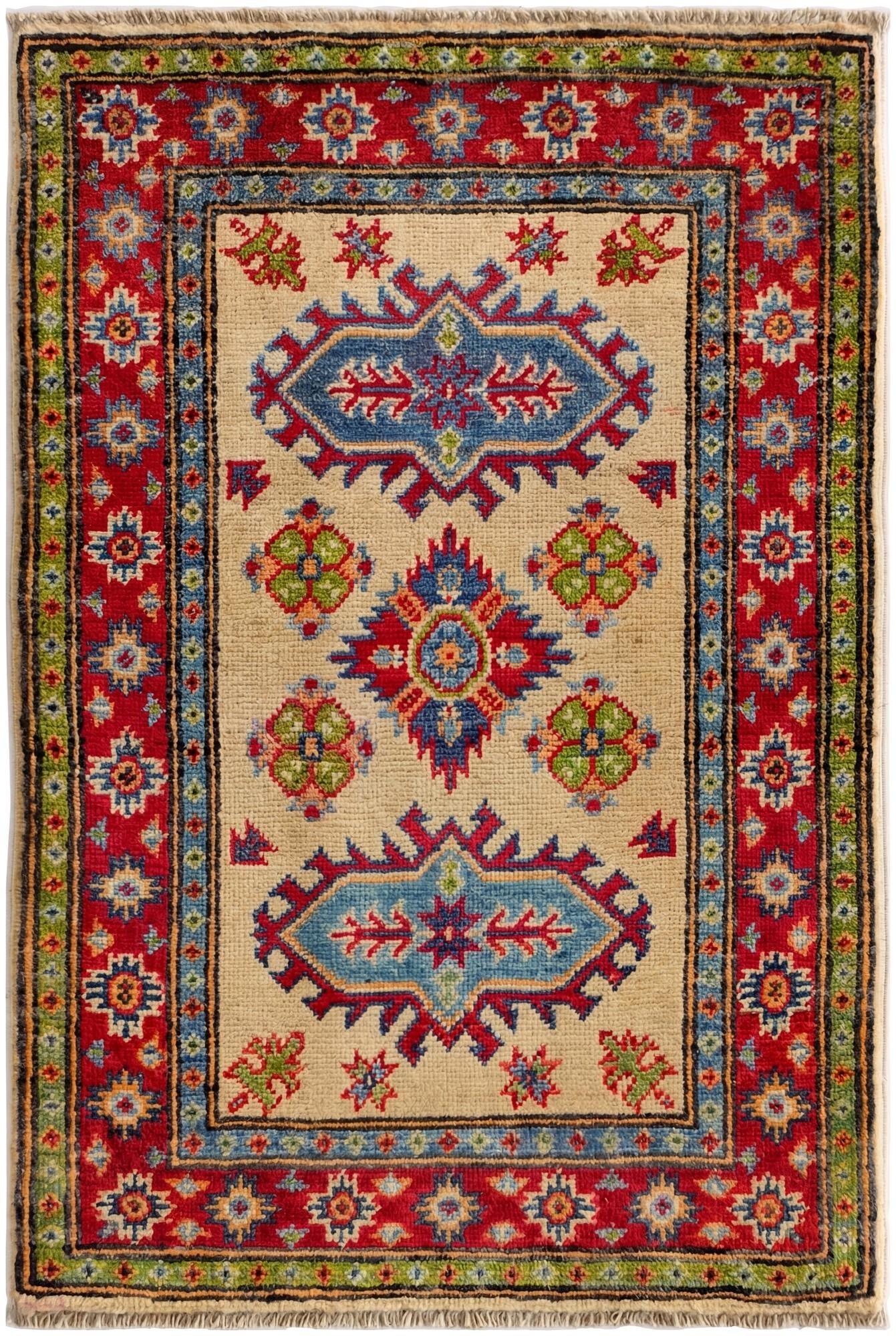 2' 1 x 3' 1 Hand Knotted Kazak Rug