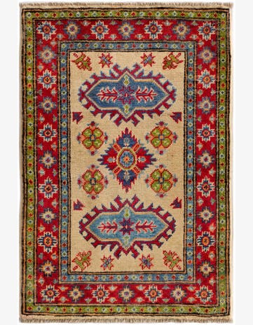 2' 1 x 3' 1 Hand Knotted Kazak Rug