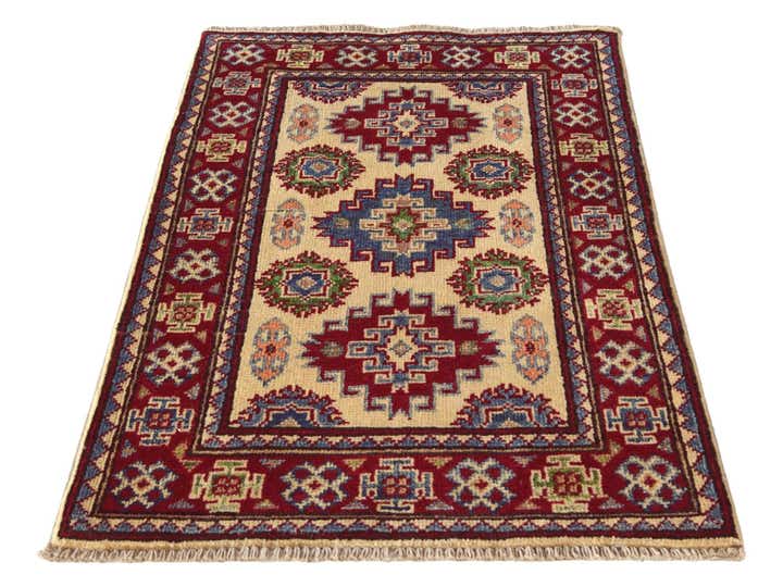 2' x 3' Hand Knotted Kazak Rug