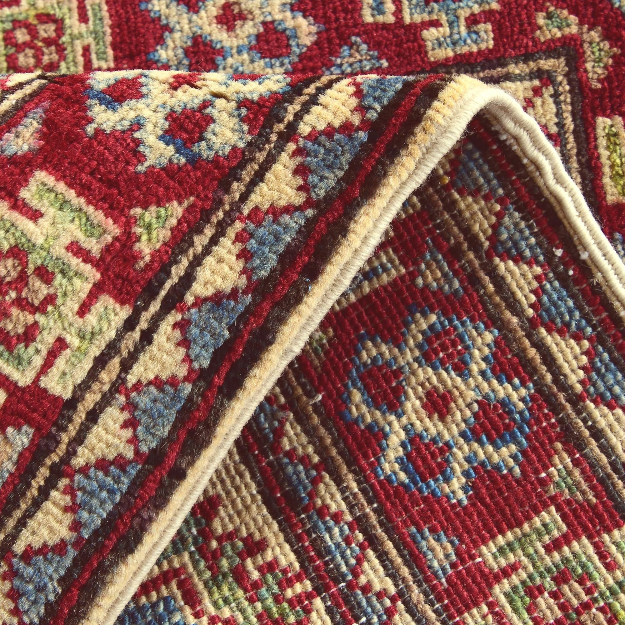 2' x 3' Hand Knotted Kazak Rug