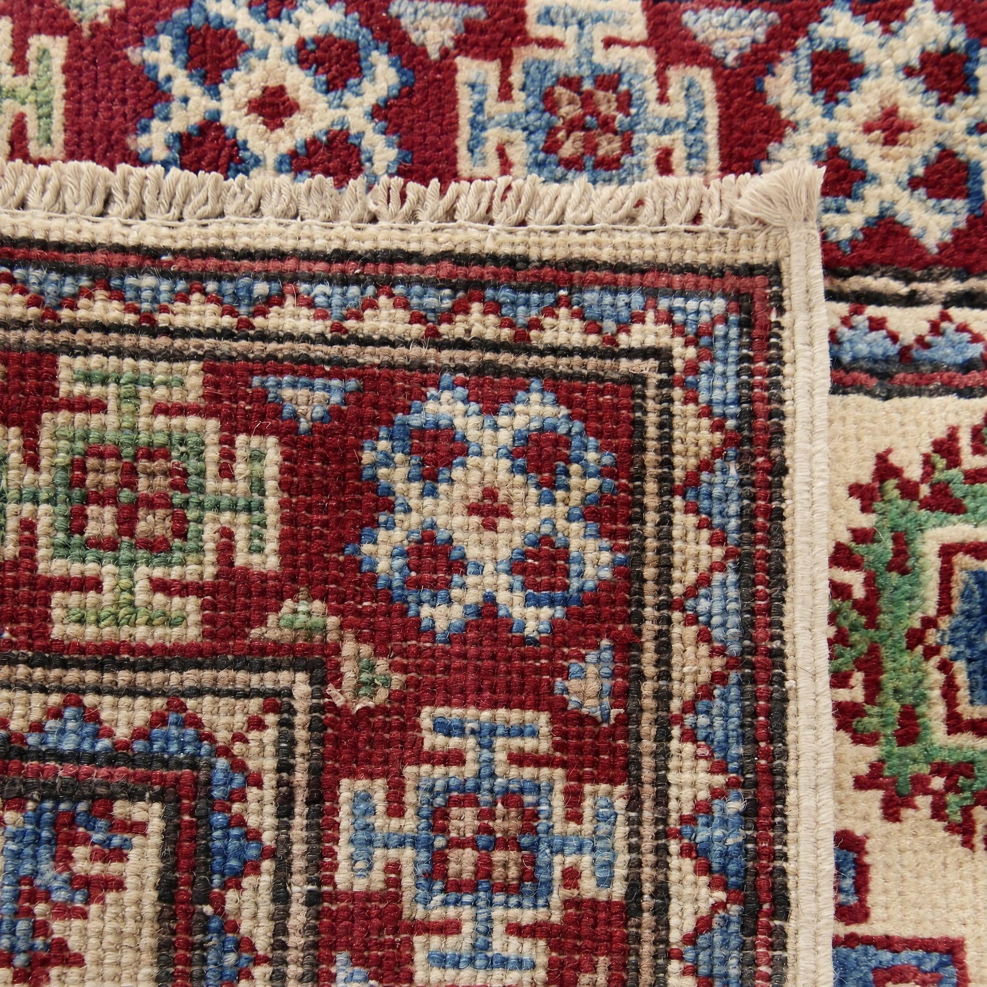 60cm x 90cm Hand Knotted Kazak Rug