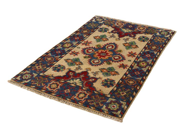 Detail image of 1' 10 x 3' Hand Knotted Kazak Rug