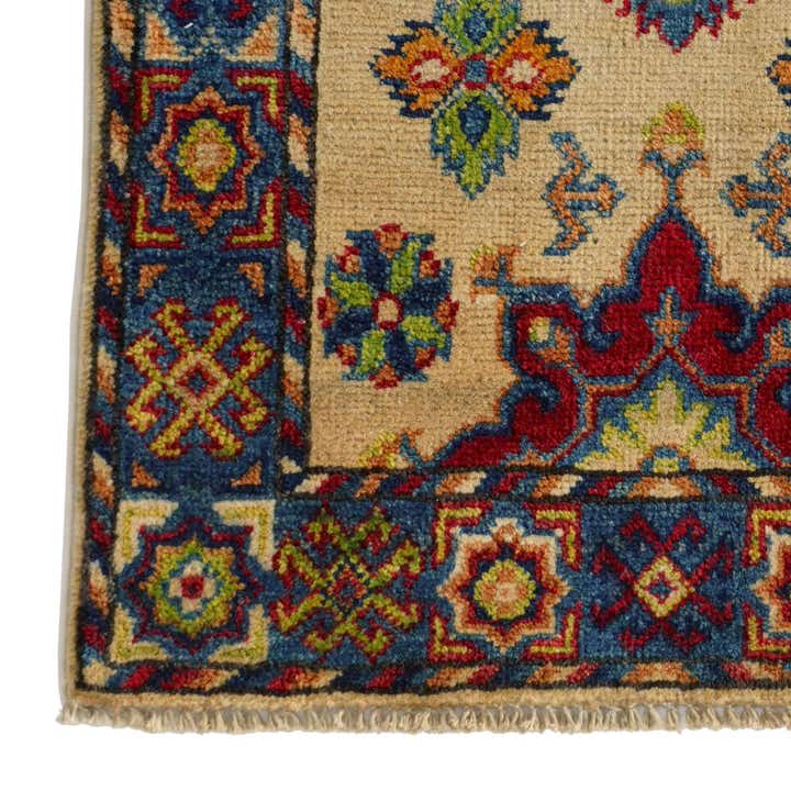 1' 10 x 3' Hand Knotted Kazak Rug