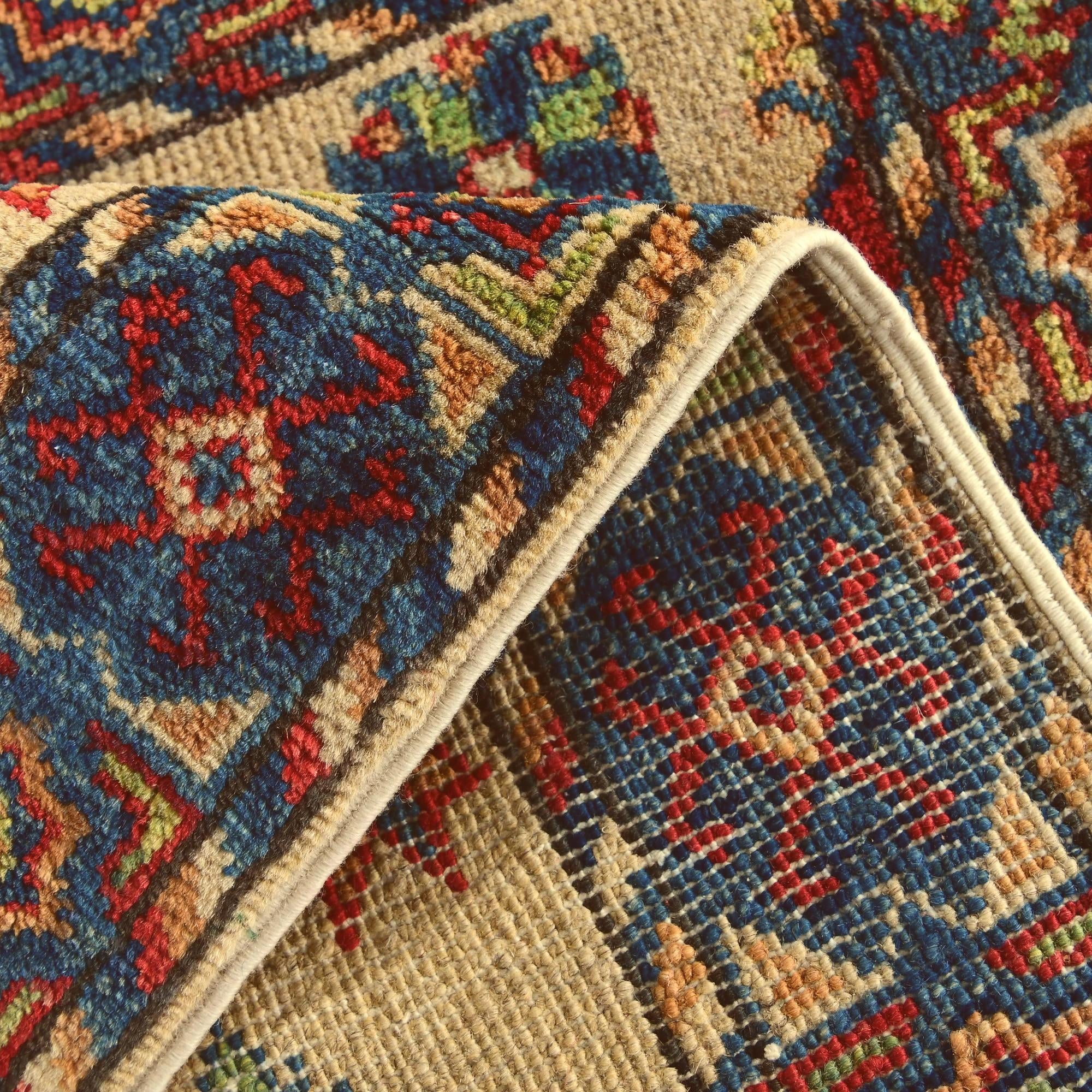 1' 10 x 3' Hand Knotted Kazak Rug