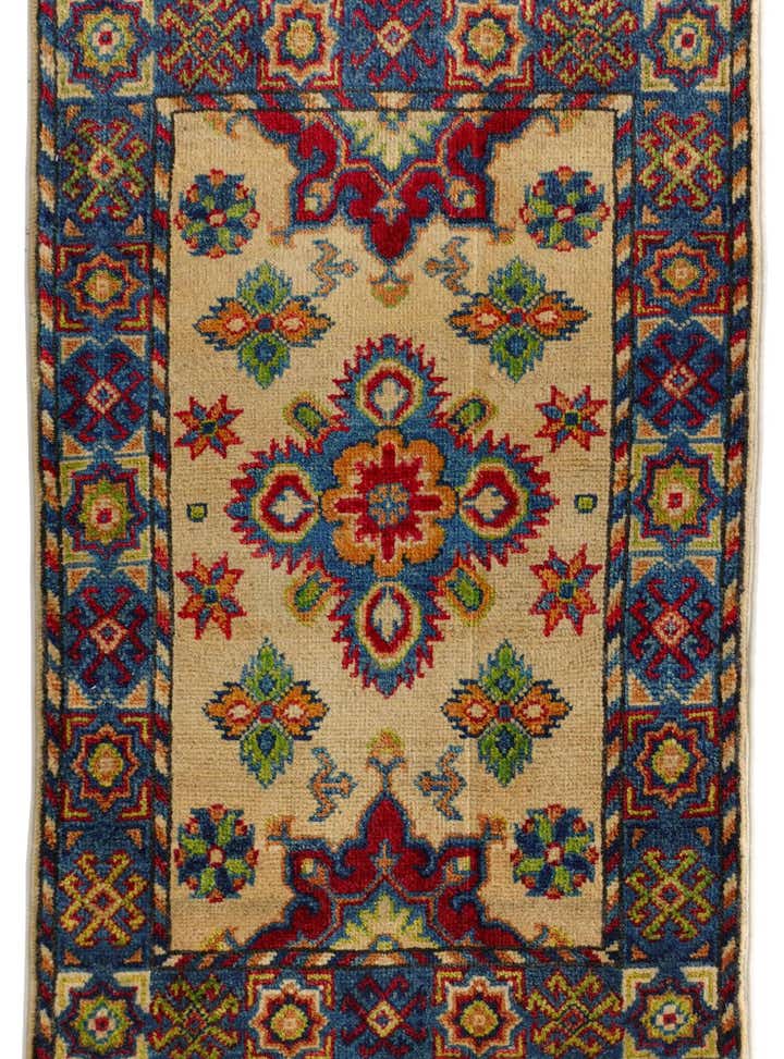 1' 10 x 3' Hand Knotted Kazak Rug