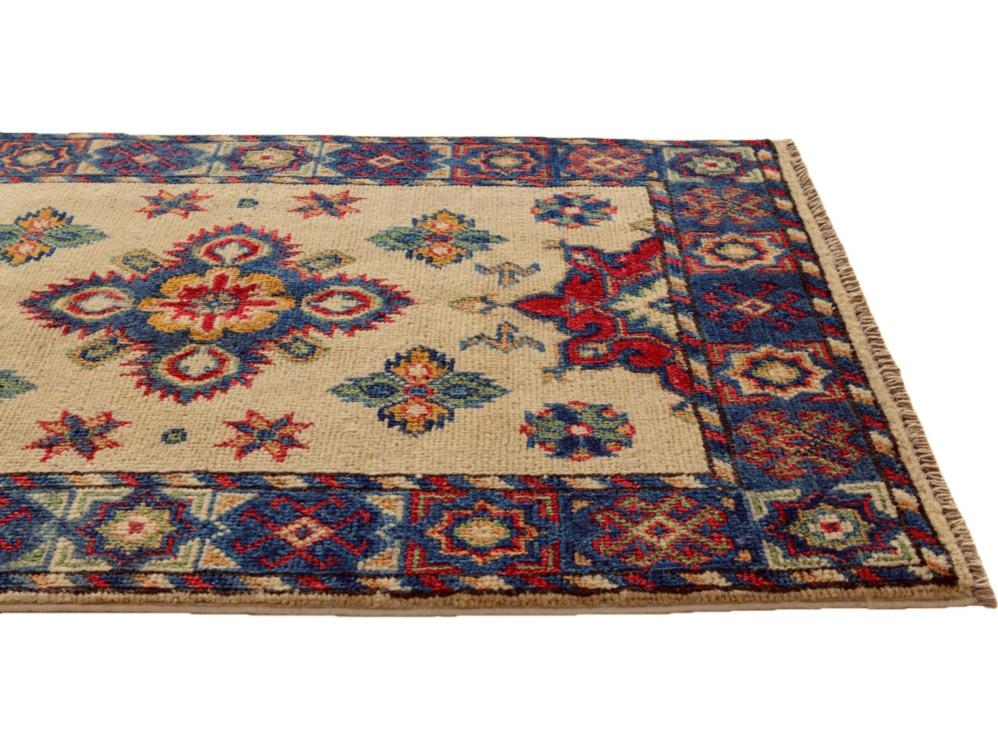 2' 1 x 3' 2 Hand Knotted Kazak Rug