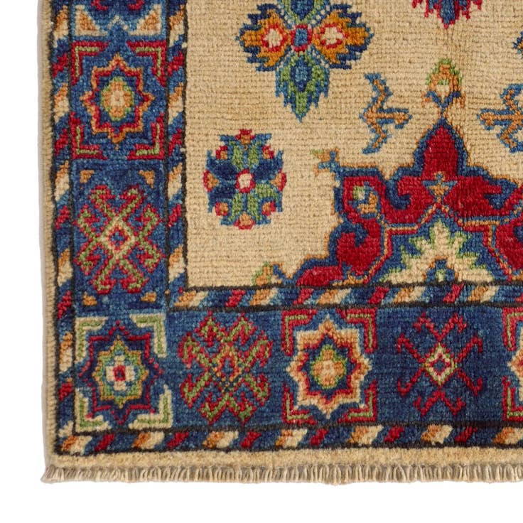 Detail image of 2' 1 x 3' 2 Hand Knotted Kazak Rug