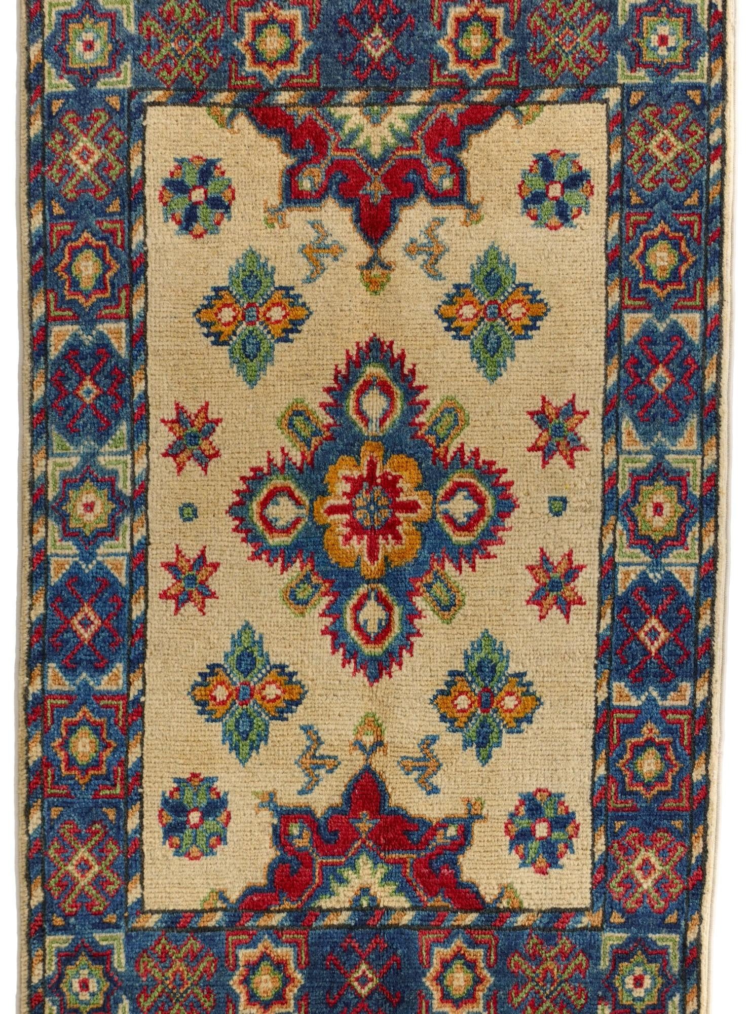 2' 1 x 3' 2 Hand Knotted Kazak Rug