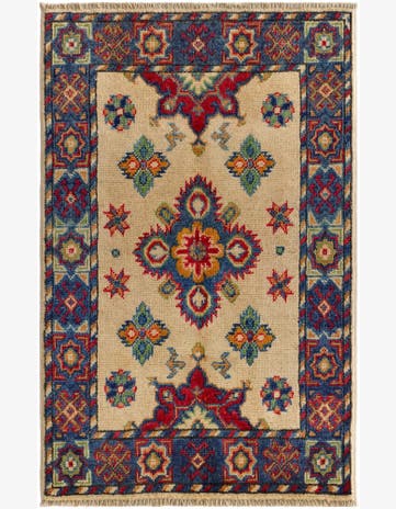2' 1 x 3' 2 Hand Knotted Kazak Rug