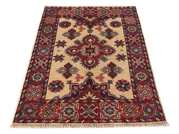 2' x 3' Hand Knotted Kazak Rug