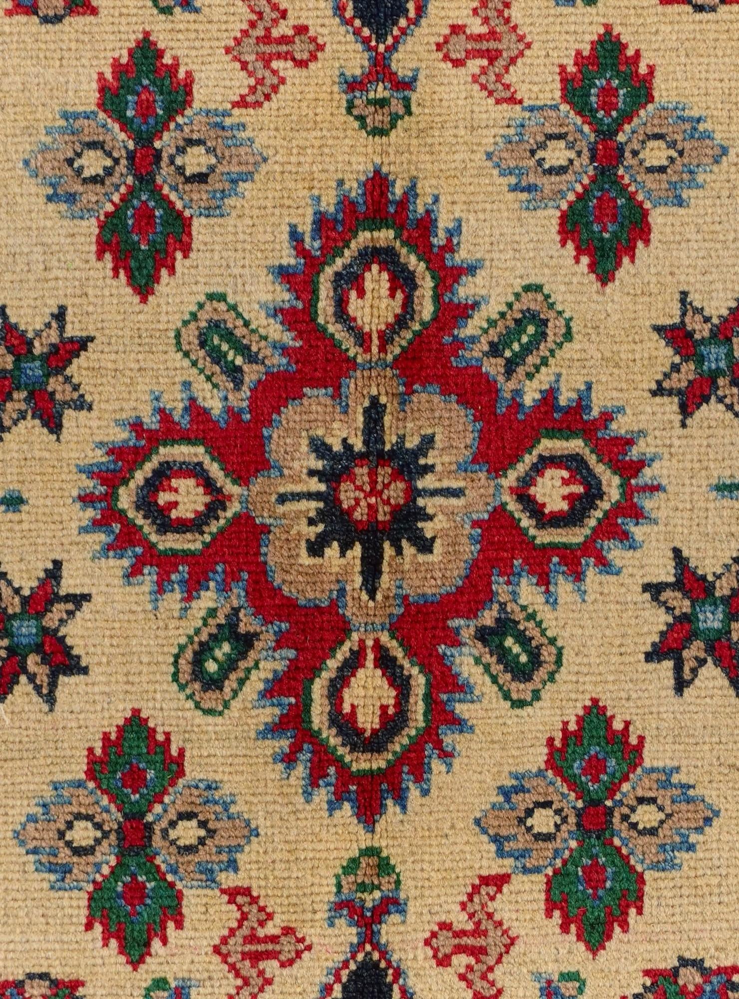 2' x 3' Hand Knotted Kazak Rug