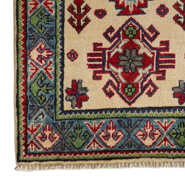 Detail image of 2' x 3' 2 Hand Knotted Kazak Rug