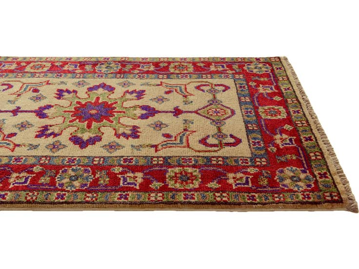 Detail image of 1' 10 x 3' Hand Knotted Kazak Rug