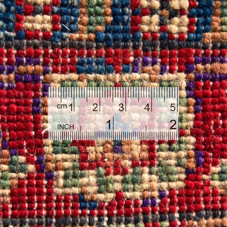 Detail image of 1' 10 x 3' Hand Knotted Kazak Rug