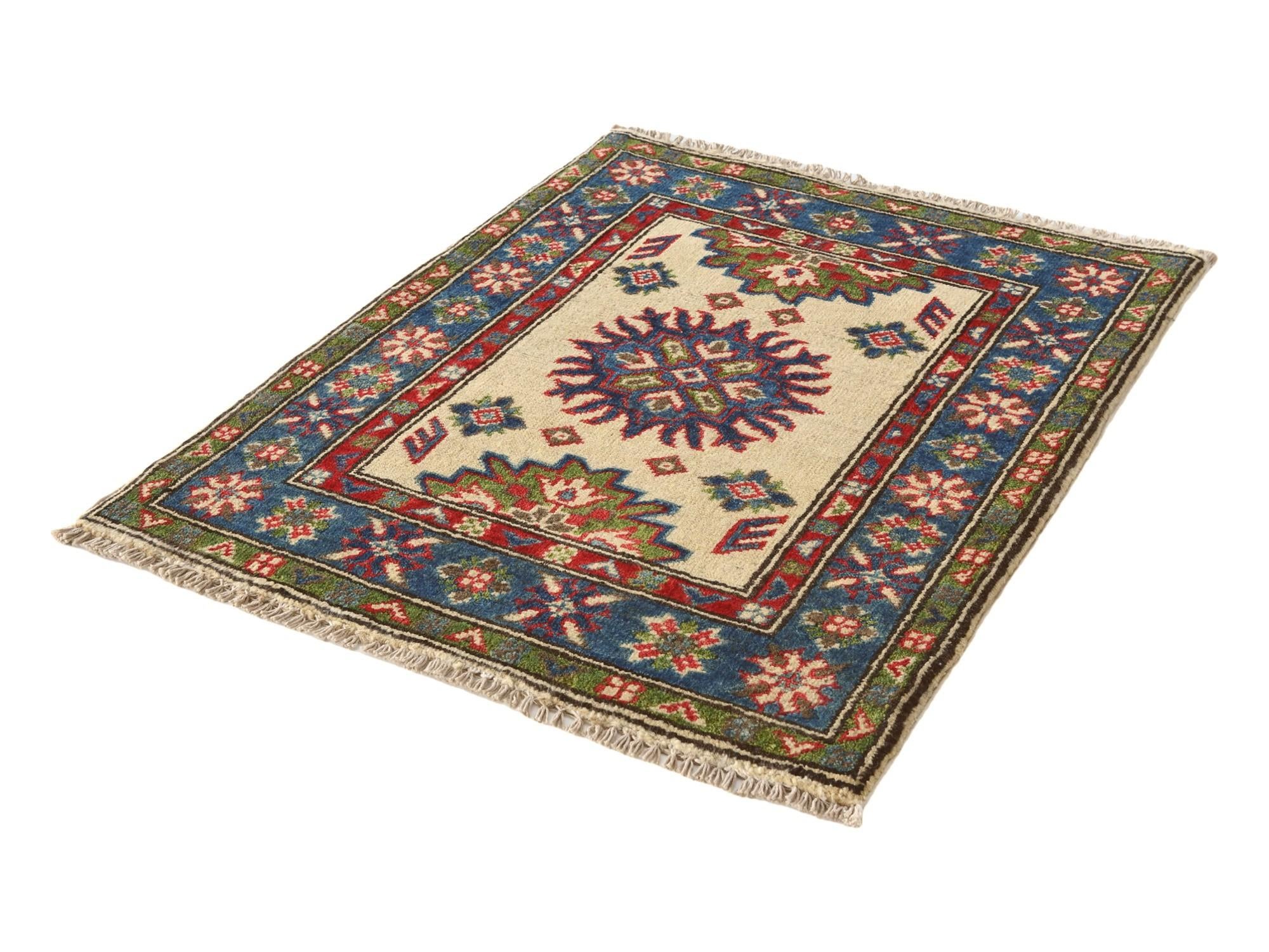 2' 2 x 2' 9 Hand Knotted Kazak Rug
