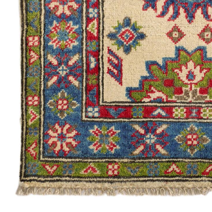 Detail image of 2' 2 x 2' 9 Hand Knotted Kazak Rug