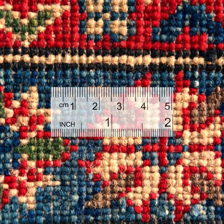 Detail image of 2' 2 x 2' 9 Hand Knotted Kazak Rug