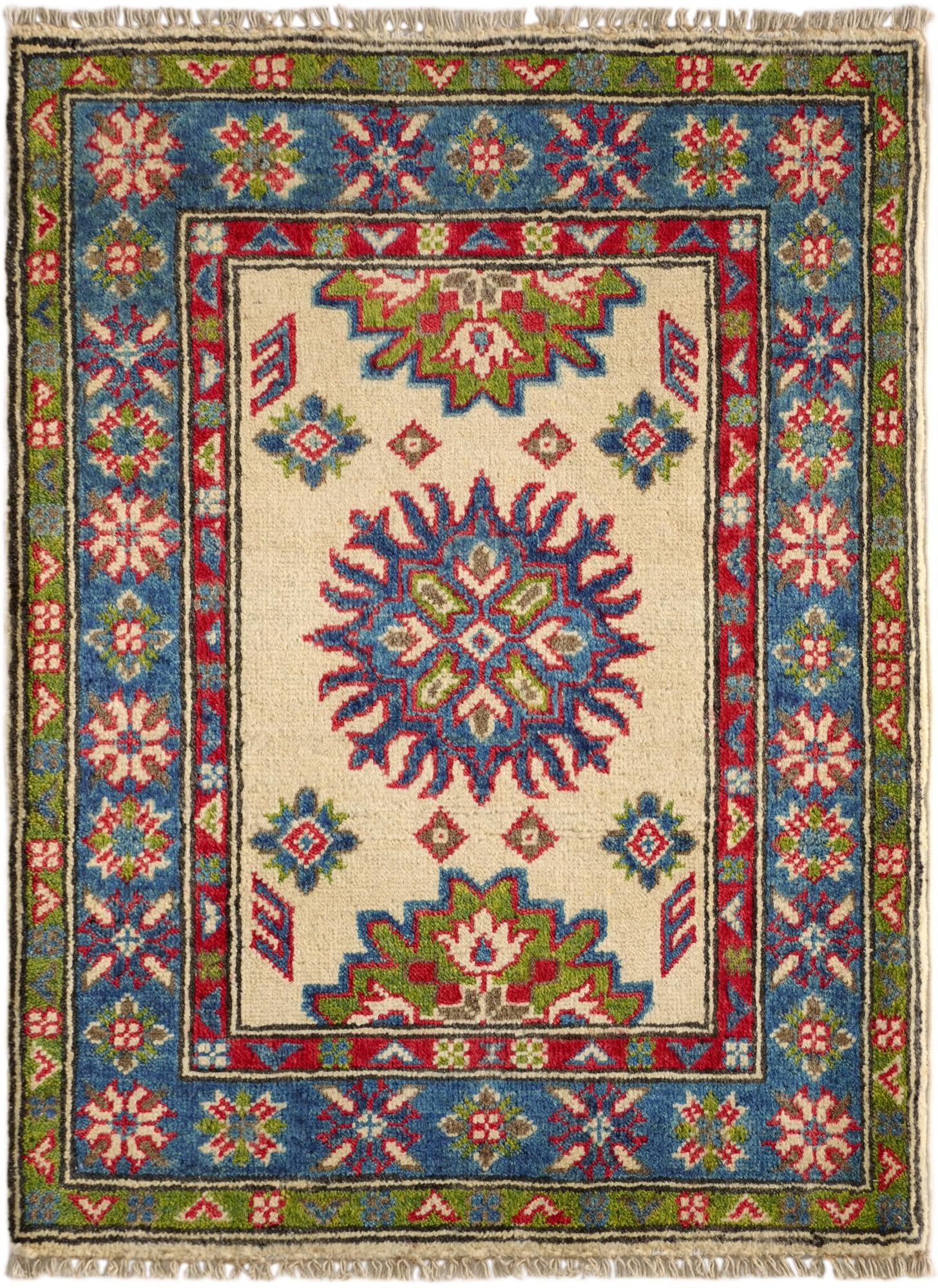 2' 2 x 2' 9 Hand Knotted Kazak Rug