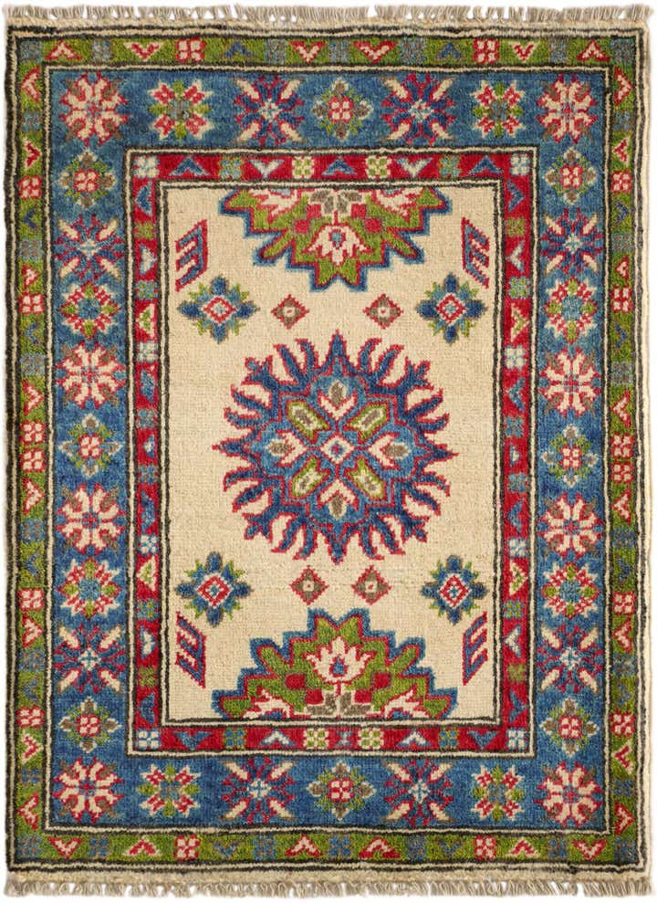 2' 2 x 2' 9 Hand Knotted Kazak Rug