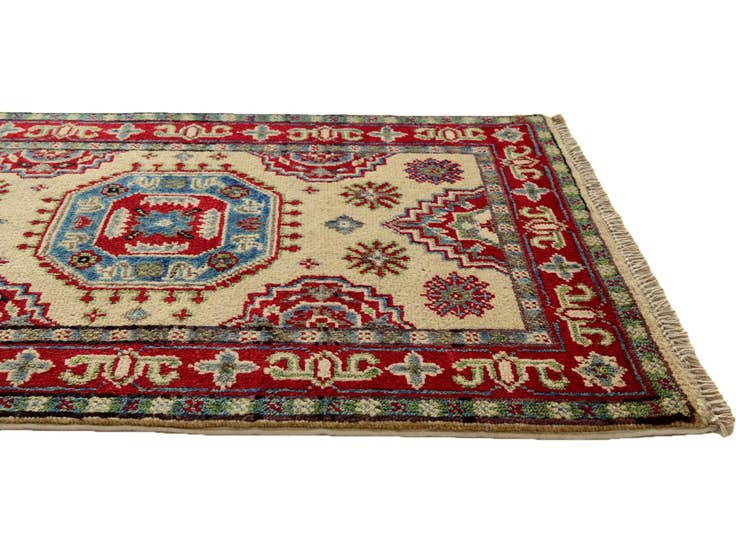 Detail image of 2' x 3' 1 Hand Knotted Kazak Rug