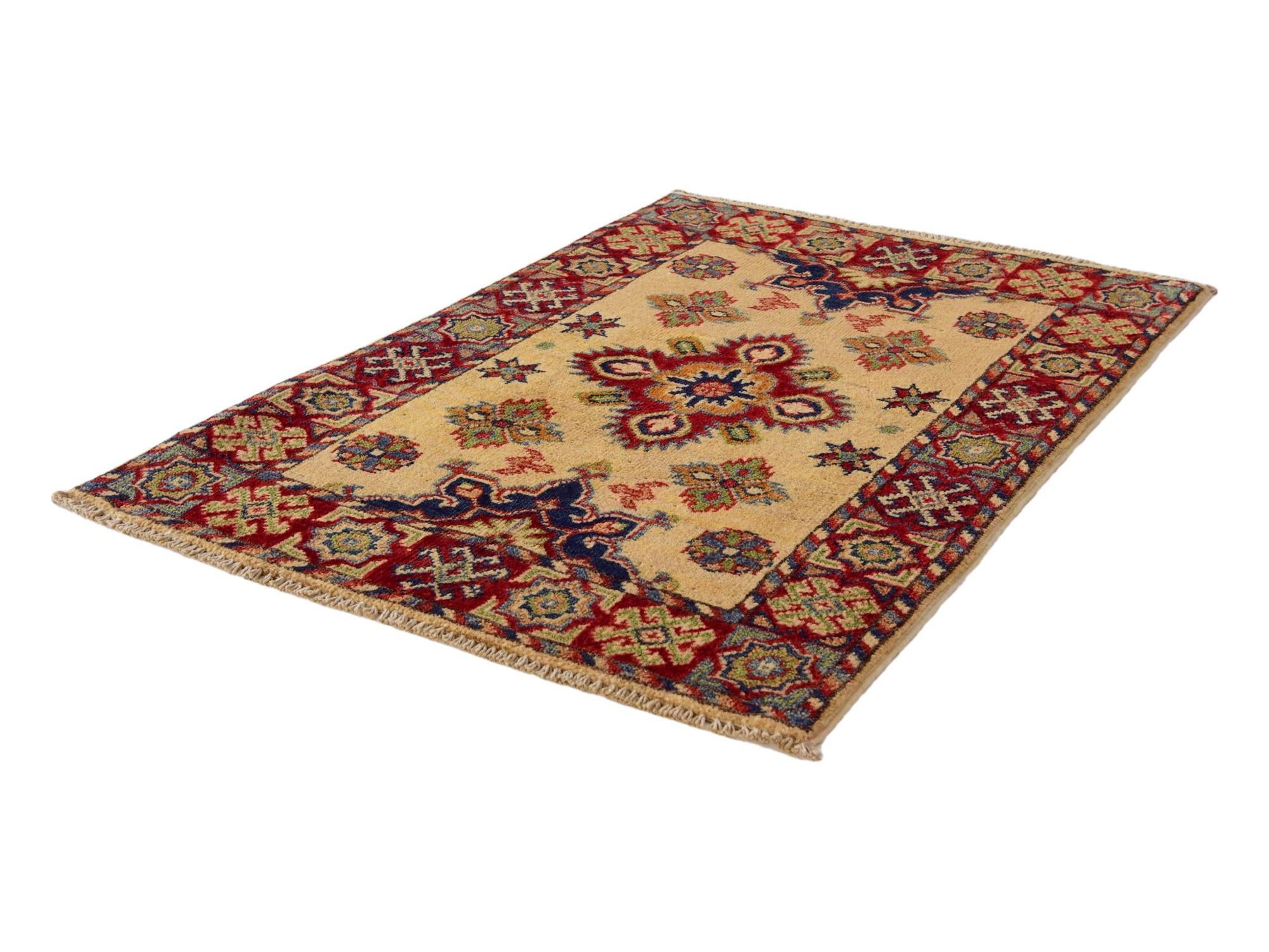 2' x 3' Hand Knotted Kazak Rug