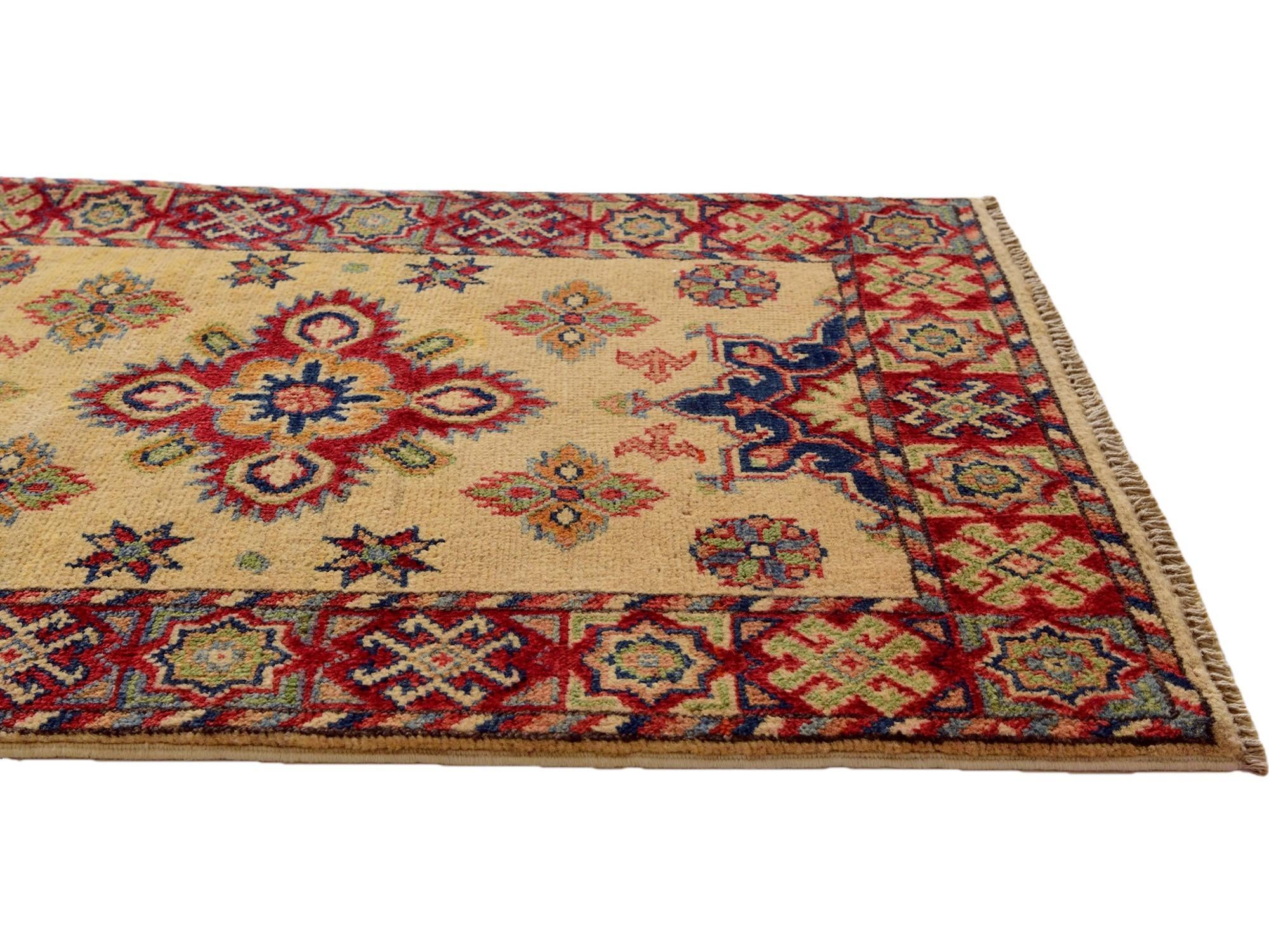 2' x 3' Hand Knotted Kazak Rug