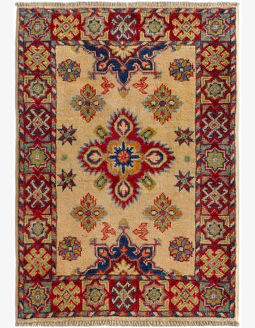 2' x 3' Hand Knotted Kazak Rug