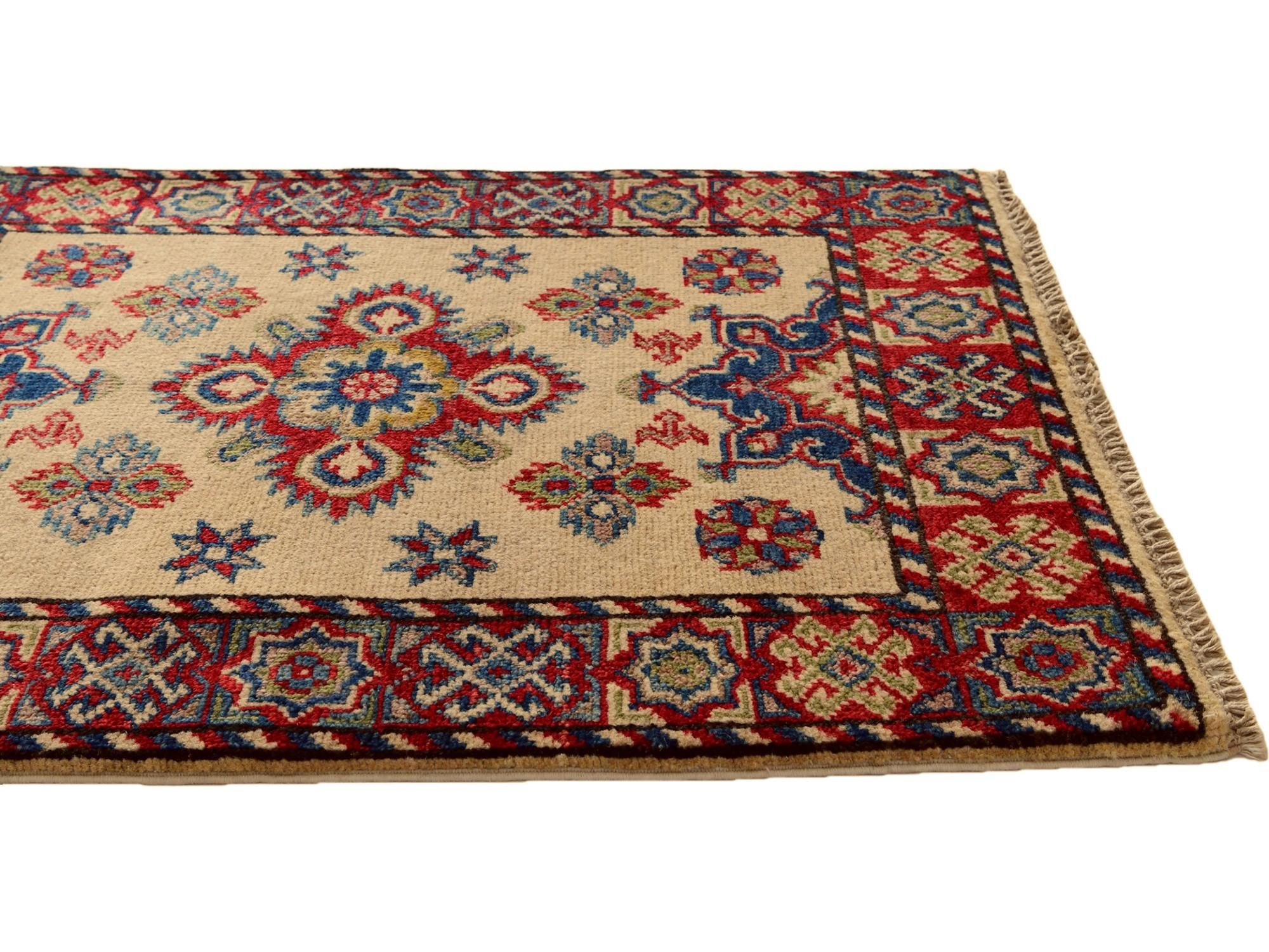2' 2 x 2' 11 Hand Knotted Kazak Rug