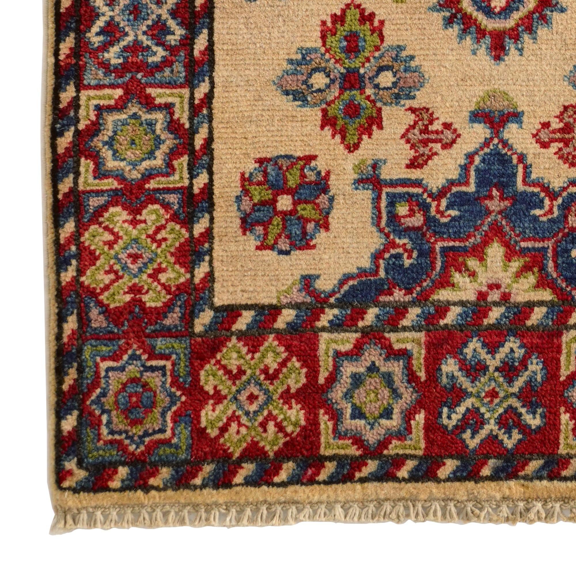 2' 2 x 2' 11 Hand Knotted Kazak Rug
