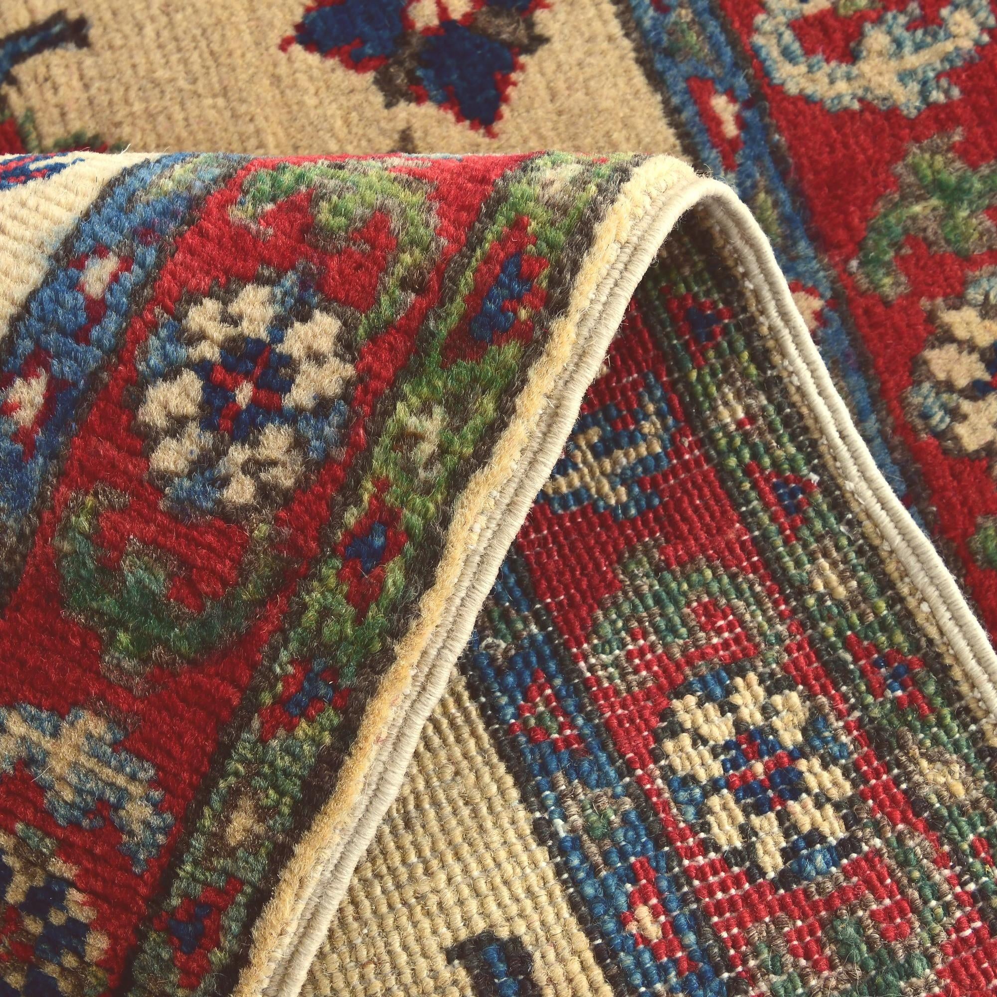 2' x 3' Hand Knotted Kazak Rug