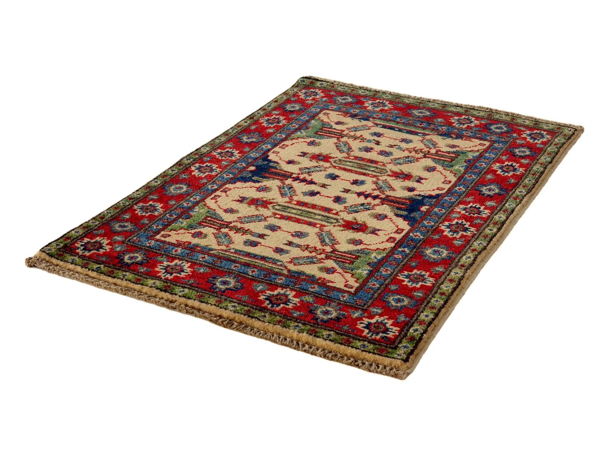 2' 1 x 2' 10 Hand Knotted Kazak Rug