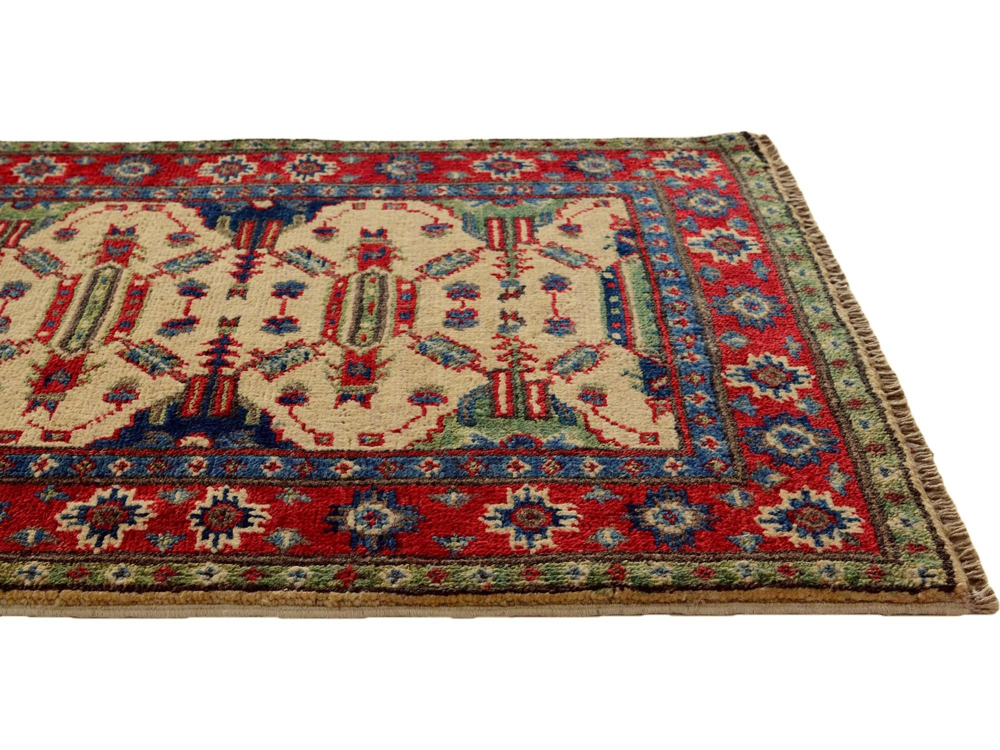 2' 1 x 2' 10 Hand Knotted Kazak Rug