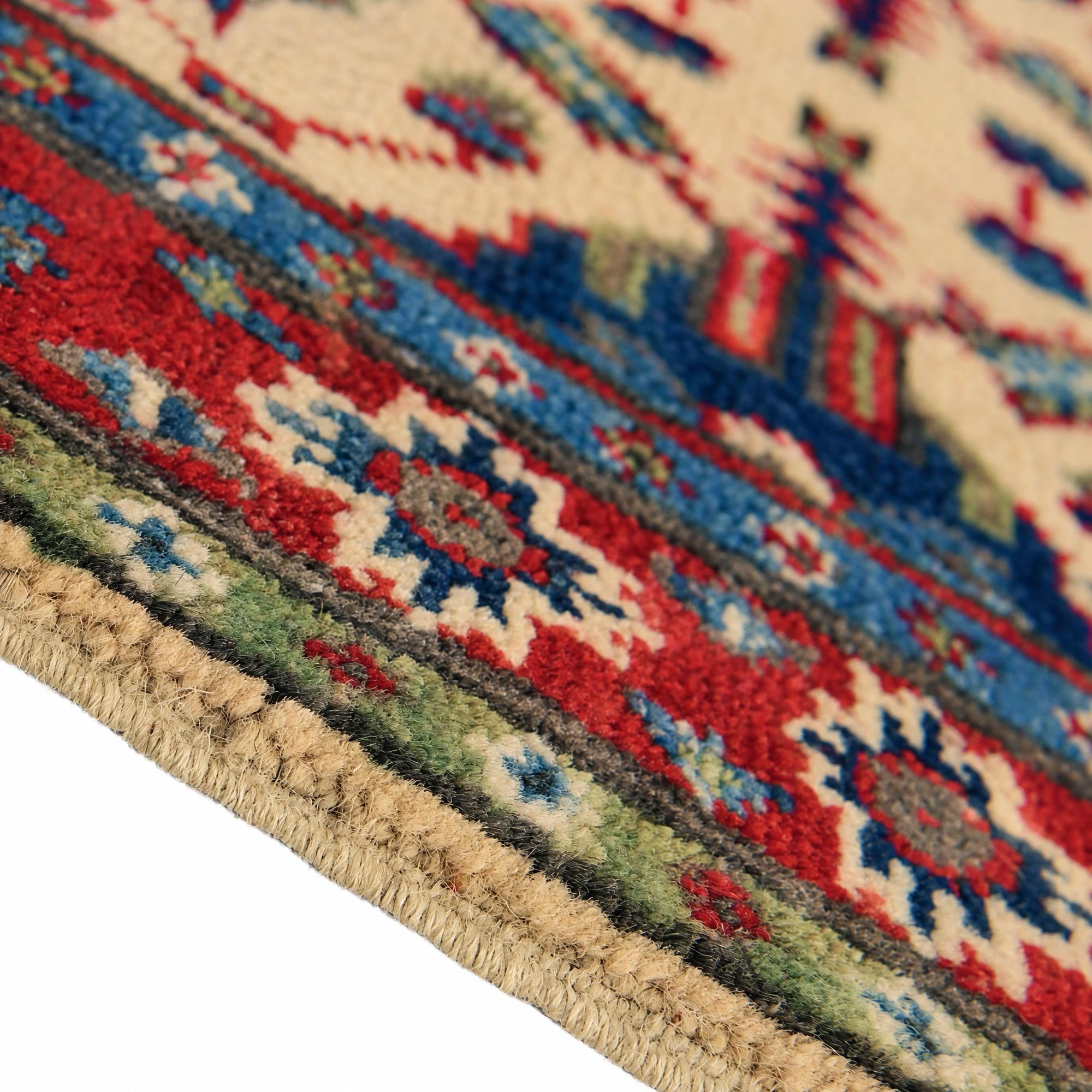 65cm x 85cm Hand Knotted Kazak Rug