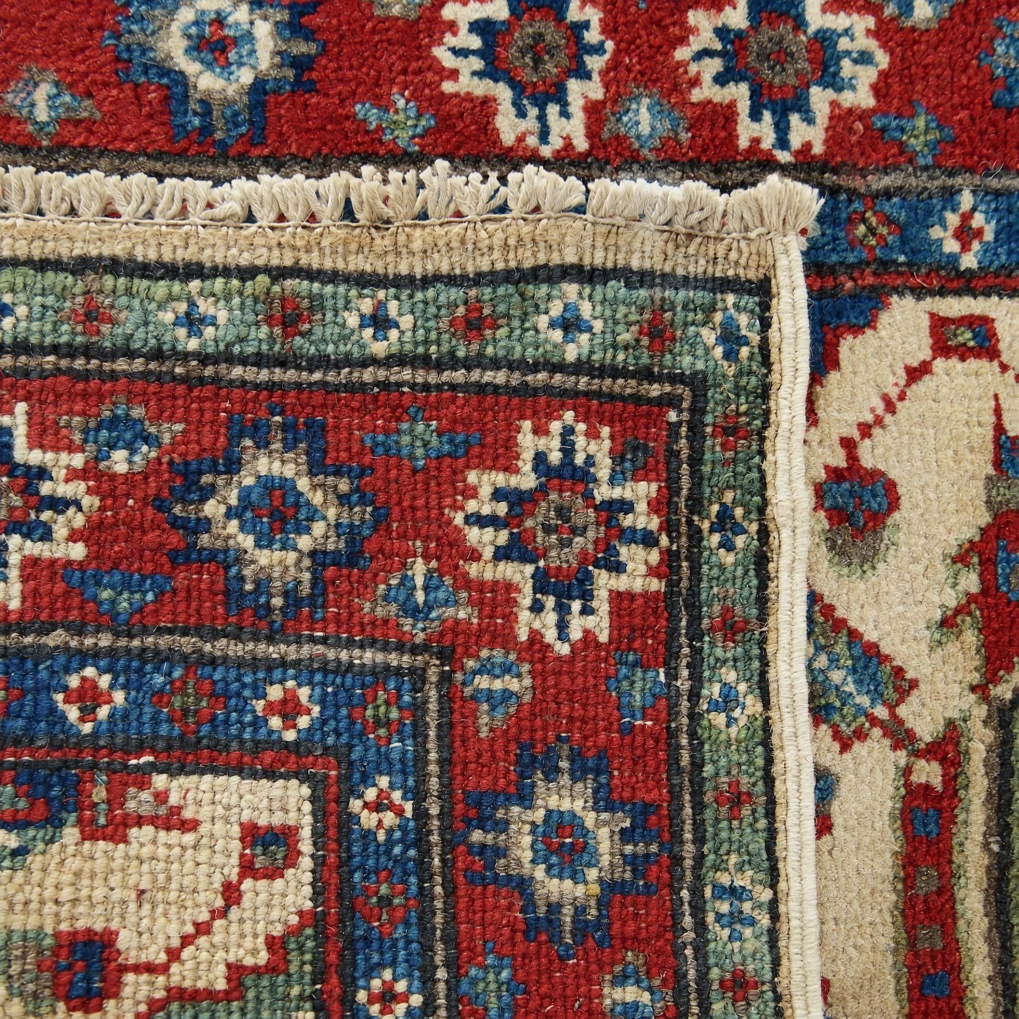 65cm x 85cm Hand Knotted Kazak Rug