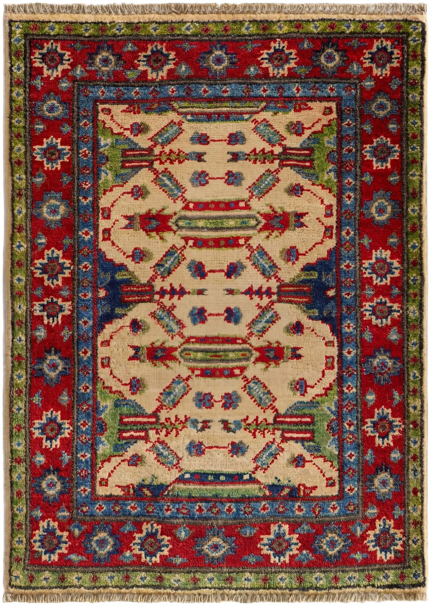 2' 1 x 2' 10 Hand Knotted Kazak Rug