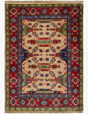 2' 1 x 2' 10 Hand Knotted Kazak Rug