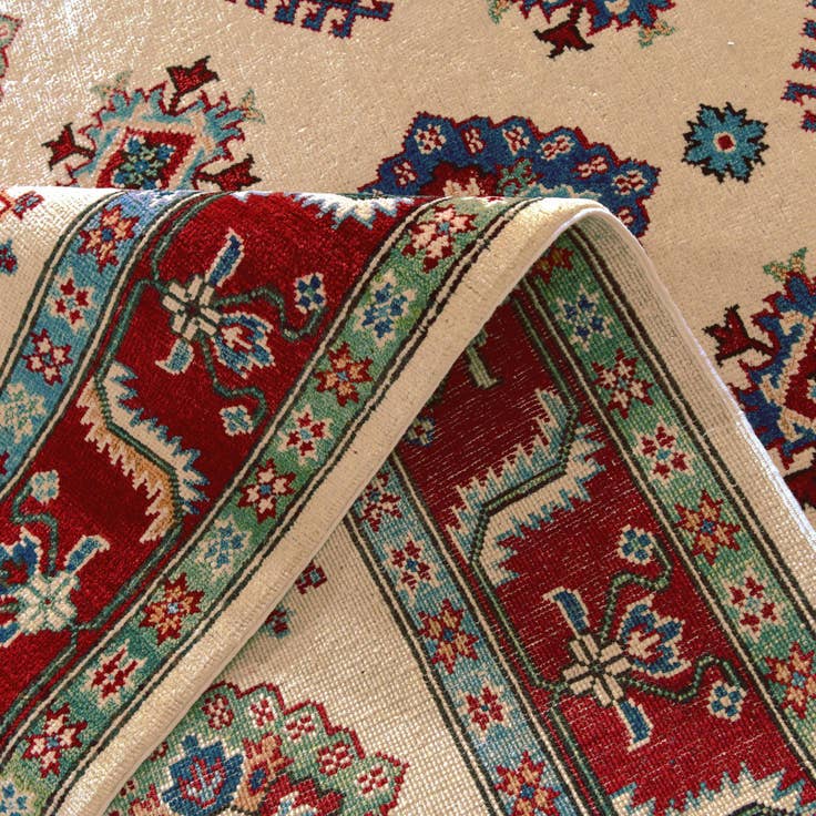 Detail image of 5' 4 x 7' 11 Hand Knotted Kazak Rug
