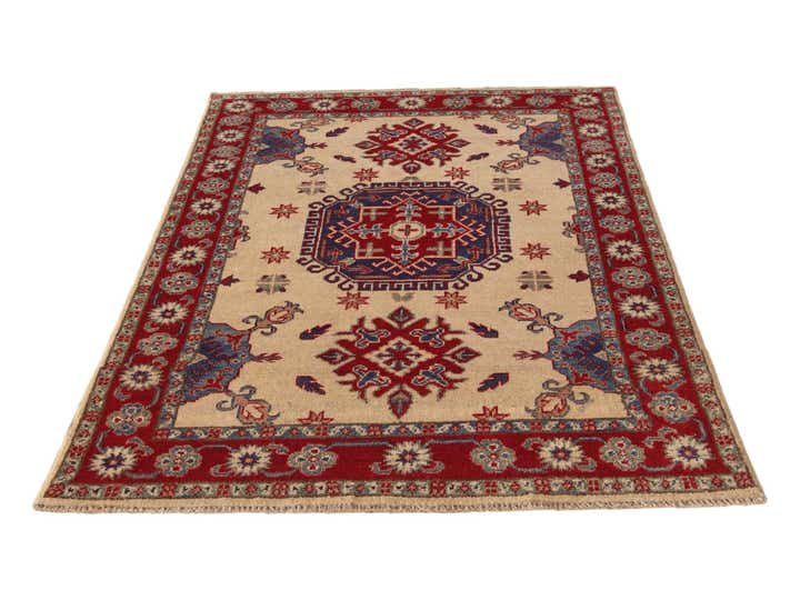 3' 4 x 5' 1 Hand Knotted Kazak Rug