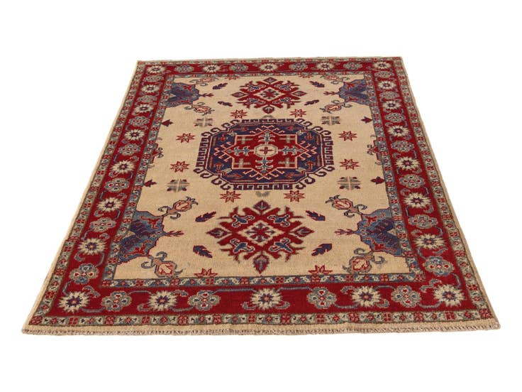 Detail image of 3' 4 x 5' 1 Hand Knotted Kazak Rug