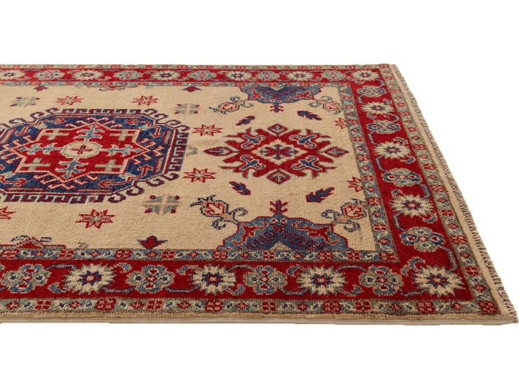 Detail image of 3' 4 x 5' 1 Hand Knotted Kazak Rug