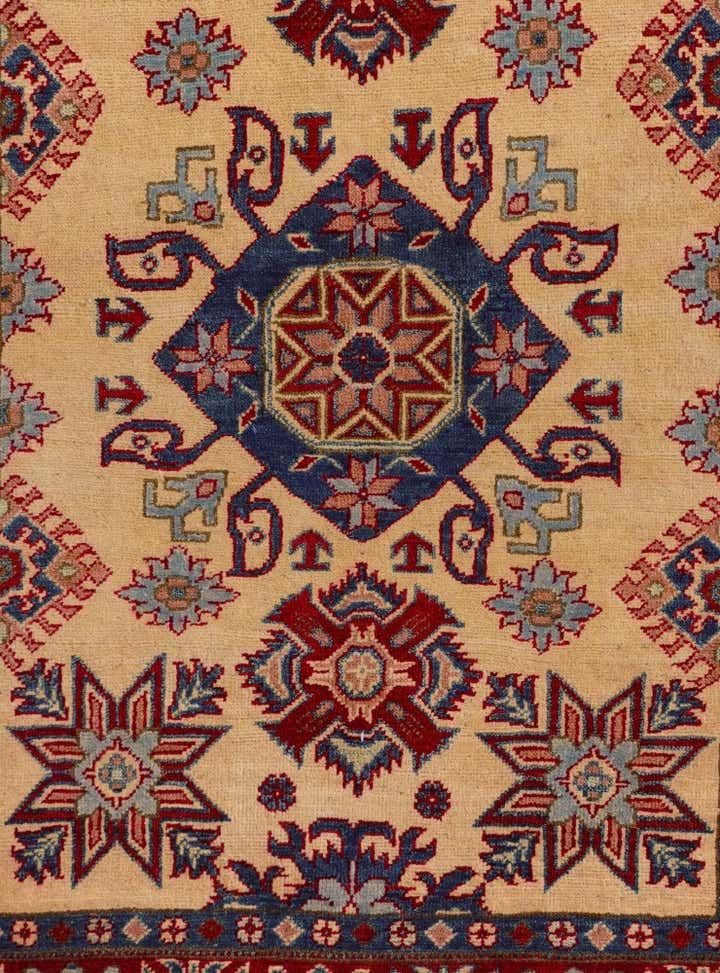 4' x 5' 3 Hand Knotted Kazak Rug