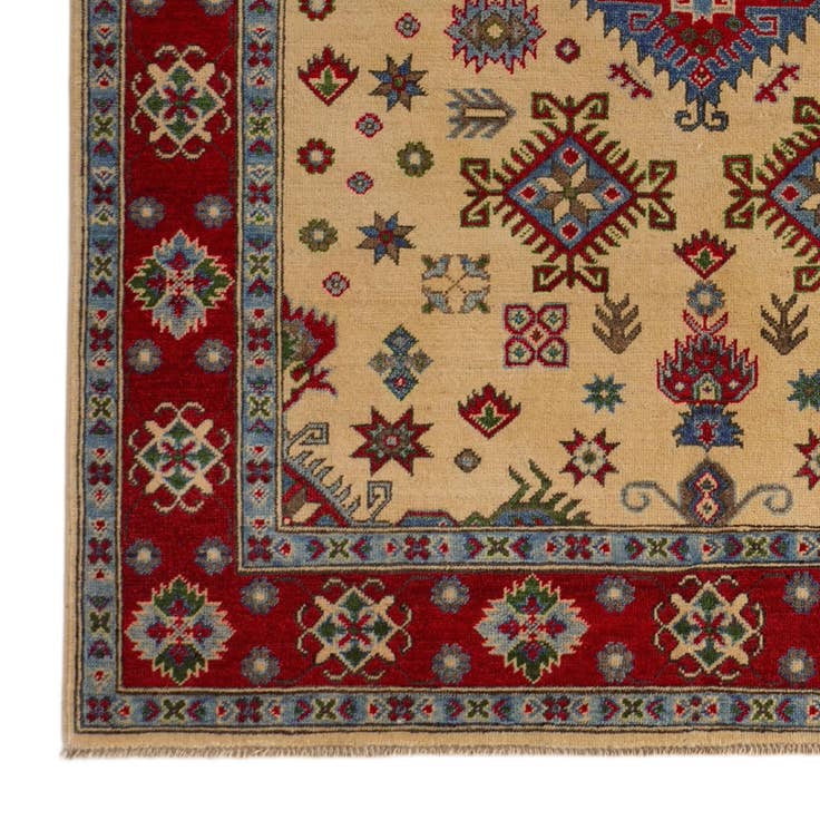 Detail image of 5' 1 x 6' 6 Hand Knotted Kazak Rug