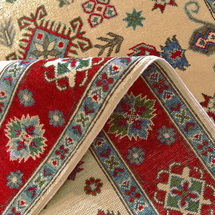 Detail image of 5' 1 x 6' 6 Hand Knotted Kazak Rug