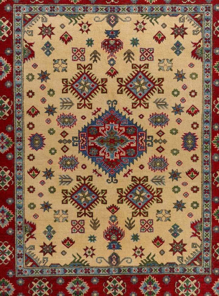 5' 1 x 6' 6 Hand Knotted Kazak Rug