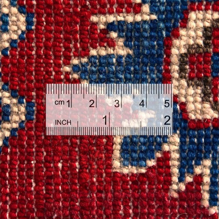 Detail image of 6' 6 x 9' 9 Hand Knotted Kazak Rug