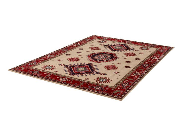 Detail image of 7' x 9' 8 Hand Knotted Kazak Rug